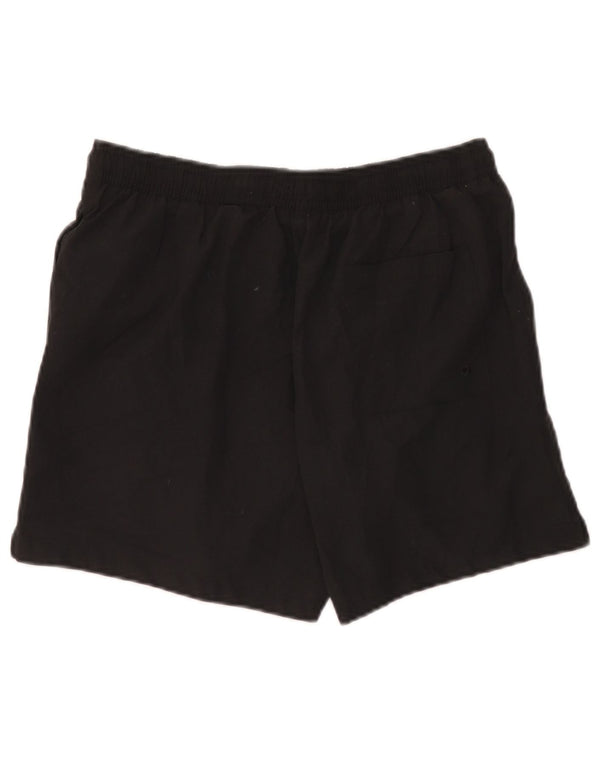 Calvin Klein Herre grafiske svømmeshorts Medium Sort Polyester