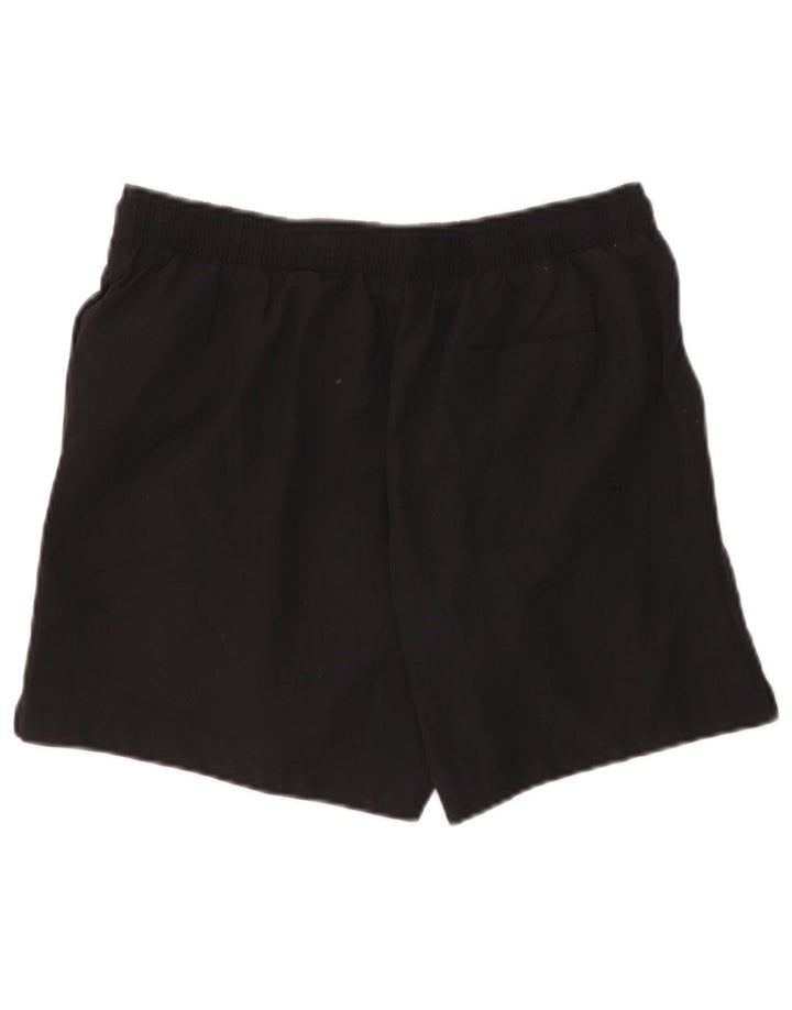 Calvin Klein Herre grafiske svømmeshorts Medium Sort Polyester
