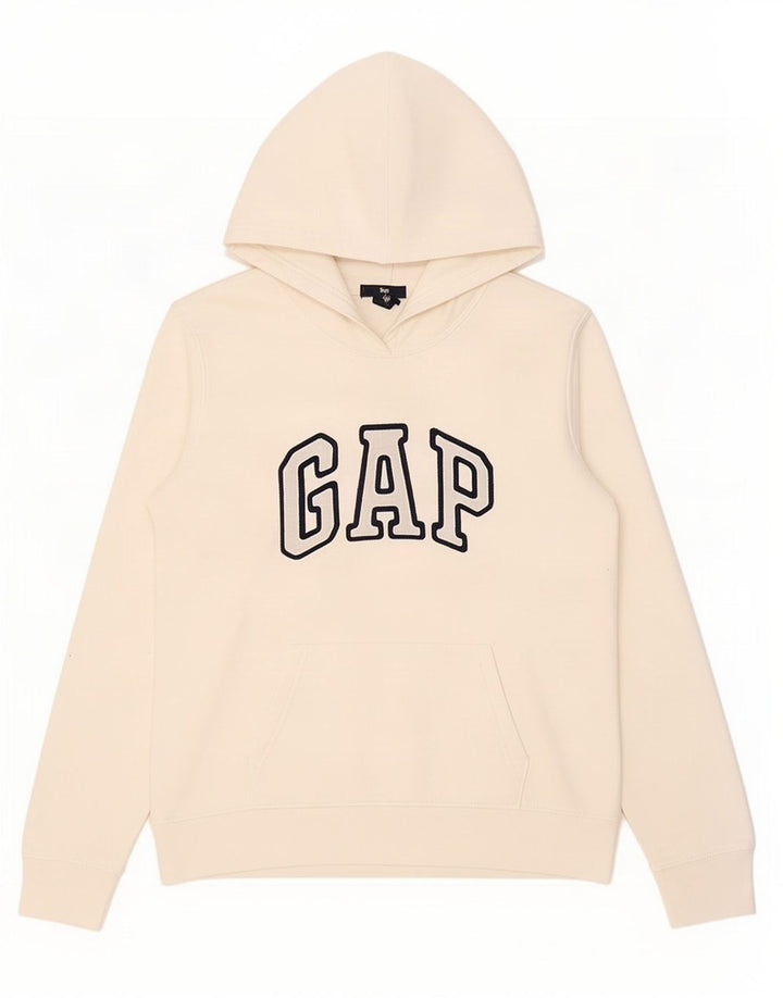 Gap grafisk hættetrøje til kvinder UK 14 Medium White