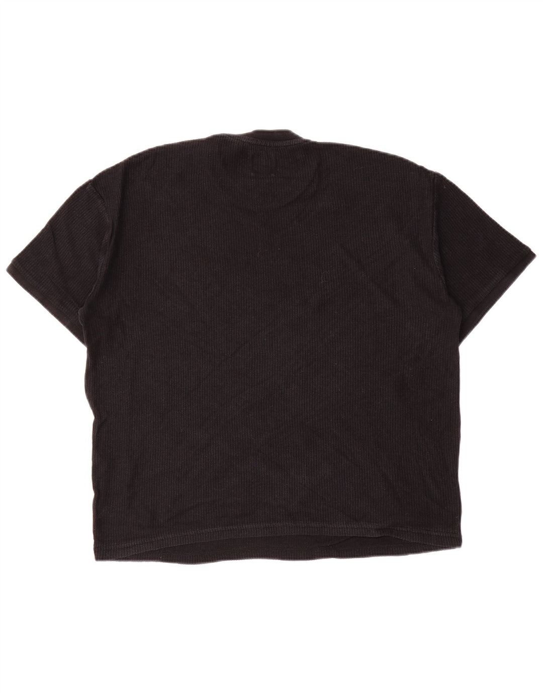 ZARA Herre T-Shirt Top Lille Sort Bomuld