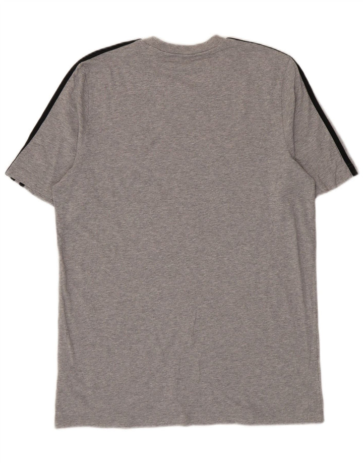Adidas Herre T-Shirt Top Stor Grå Flecked Bomuld