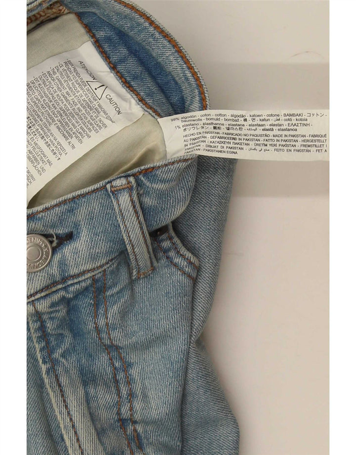 Zara Straight Jeans til mænd EU 40 Medium W31 L31 Blå Bomuld