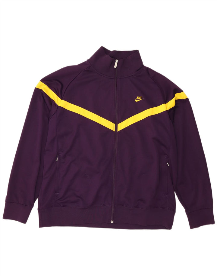 Nike Træningsdragt til mænd Topjakke UK 50/52 2XL Lilla Polyester
