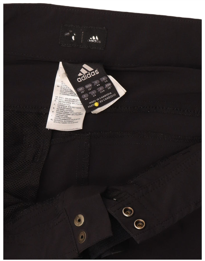 Adidas Herre Cargo Shorts W38 XL Sort Nylon
