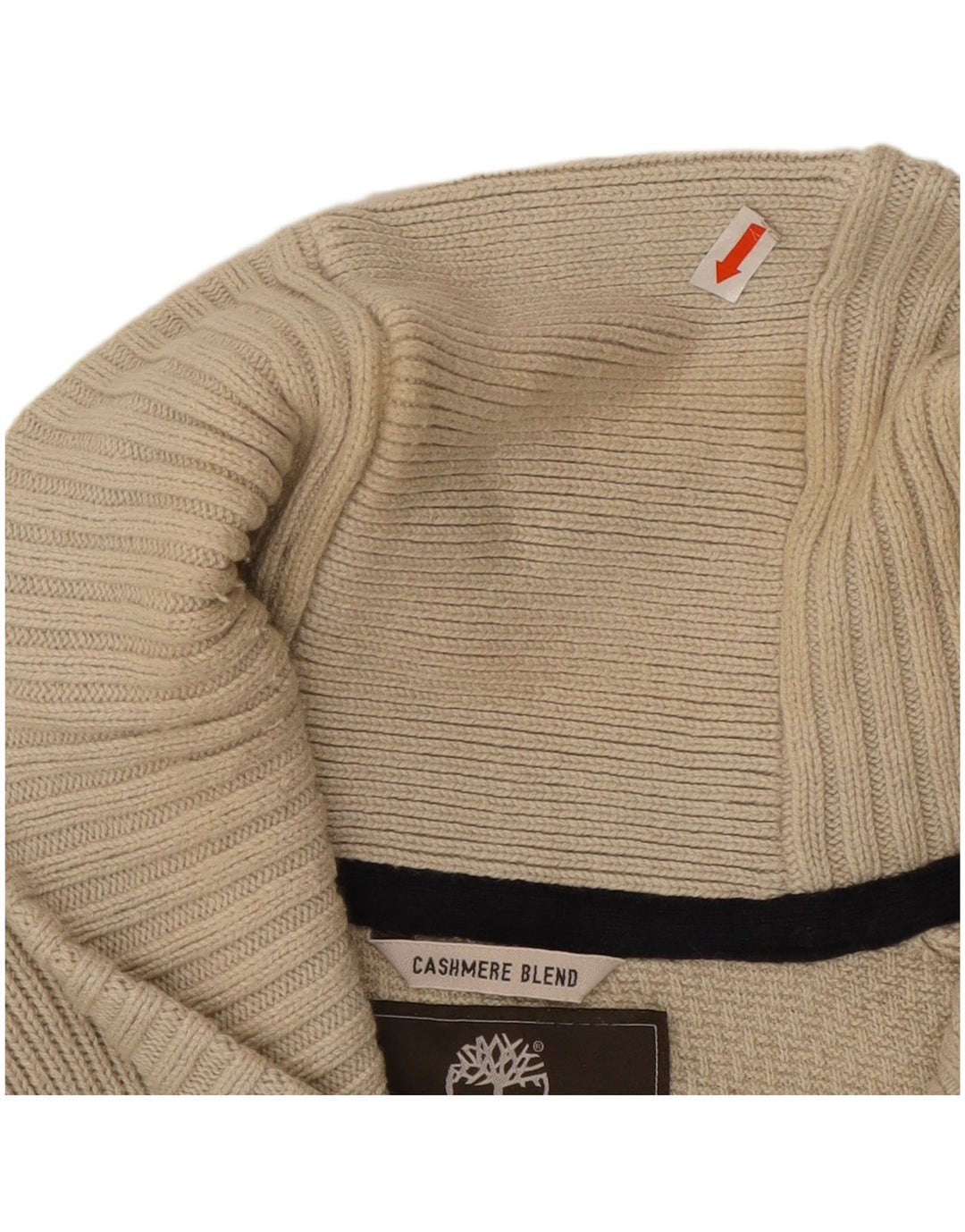 TIMBERLAND Herre Earthkeepers Regular Fit Cardigan Sweater Large Beige