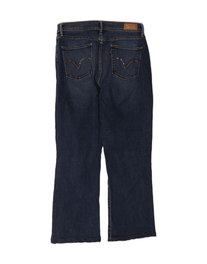 LEVI'S Womens 512 High Rise Bootcut Jeans US 10 Large W27 L27 Blue Vintage Levi's and Second-Hand Levi's from Messina Hembry 