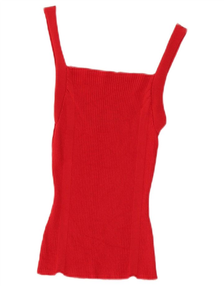 Zara Dame Cami Top UK 8 Lille Rød