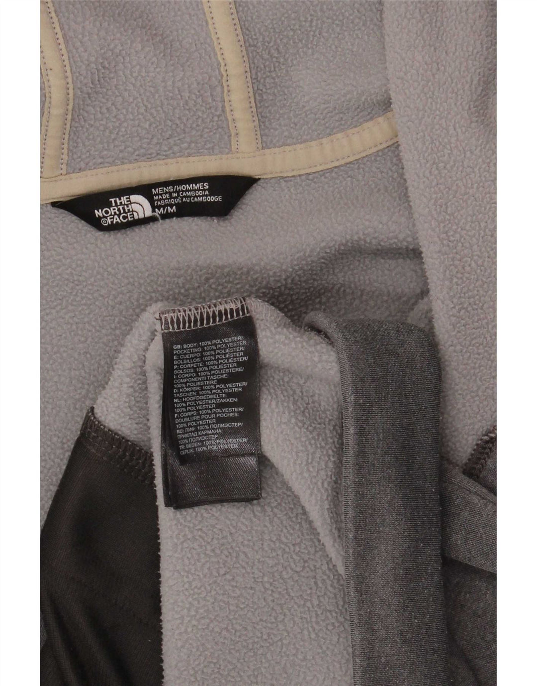 The North Face Herre hættetrøje med lynlås mellemgrå polyester