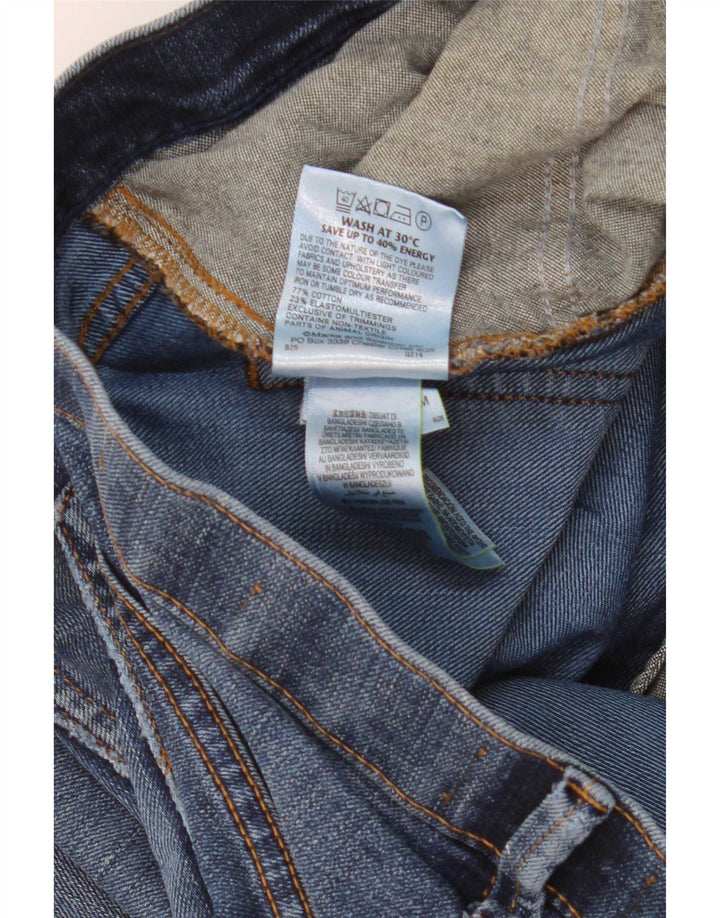 Marks & Spencer Straight Jeans til mænd W34 L33 Blå bomuld