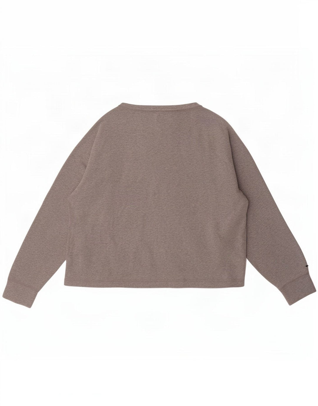 Champion Womens Crop Sweatshirt Jumper UK 16 Large Grå Bomuld