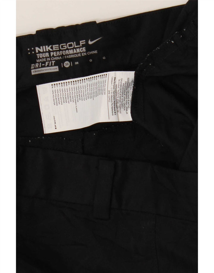 Nike Herre Dri Fit Chino Shorts W36 Large Black Polyester