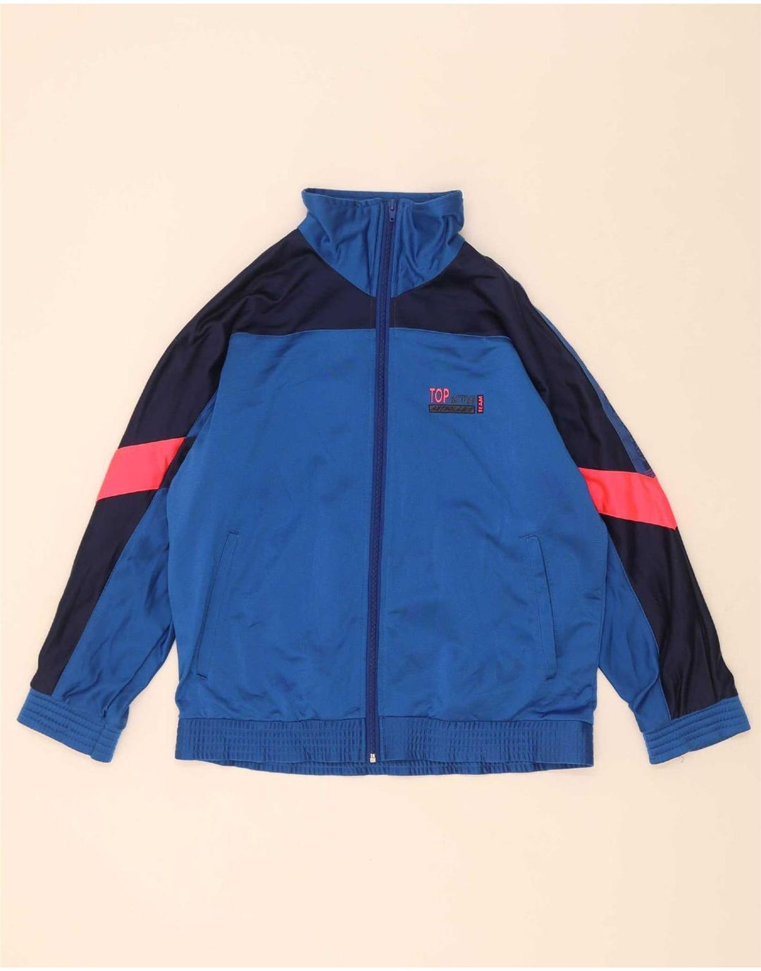 Astrolabio Herre grafisk træningsdragt Topjakke Medium Blue Colourblock