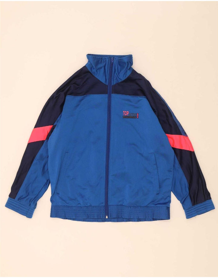 Astrolabio Herre grafisk træningsdragt Topjakke Medium Blue Colourblock