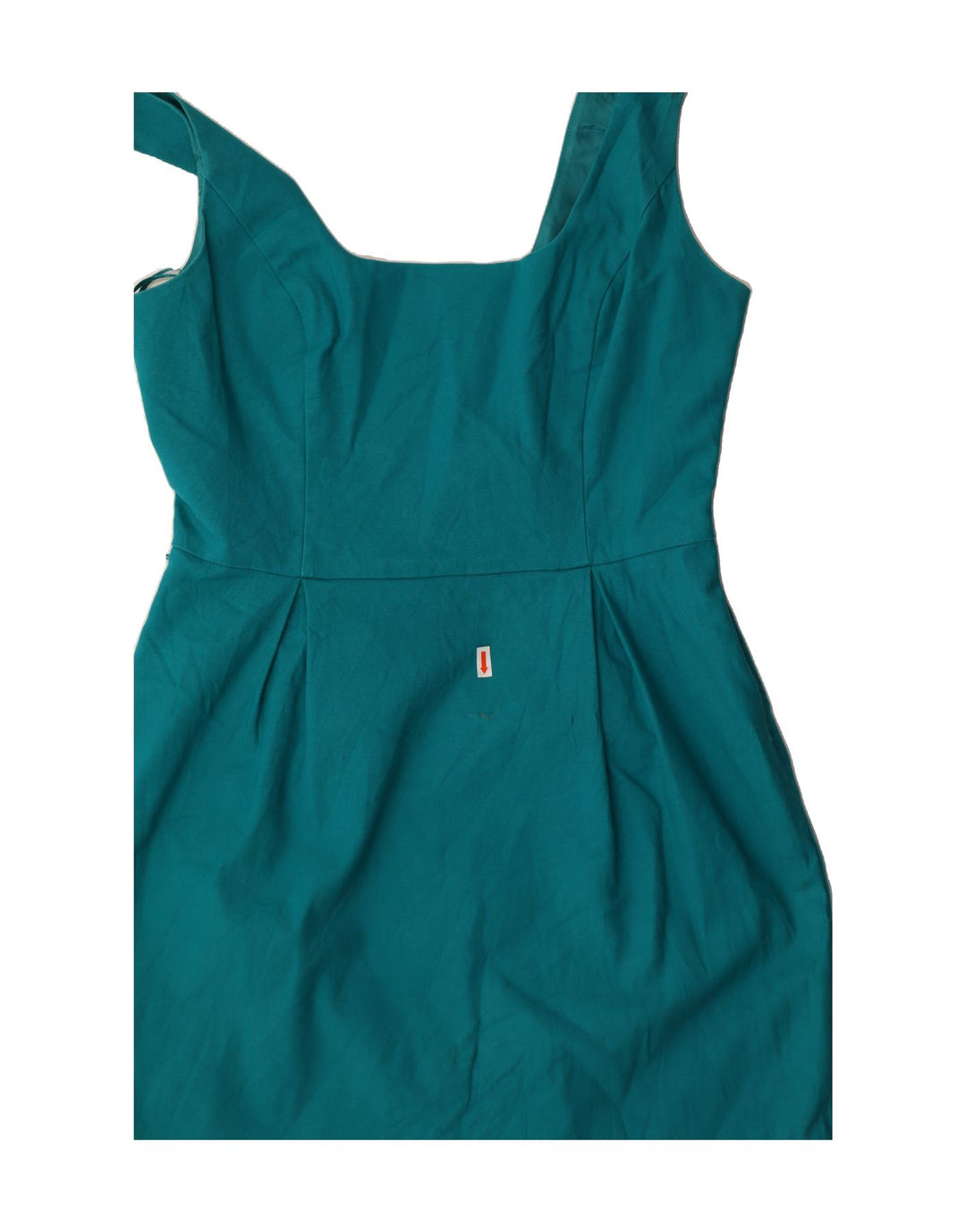 OASIS Womens Sleeveless Sheath Dress UK 12 Medium Turquoise Cotton Vintage Oasis and Second-Hand Oasis from Messina Hembry 