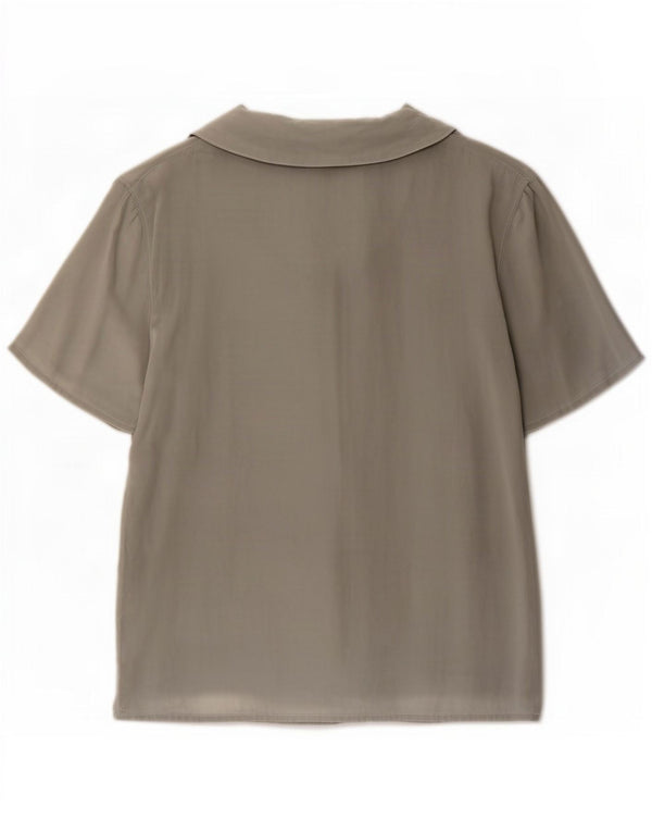 Andrea Mare Dame Polo Shirt IT 48 XL Grå Silke