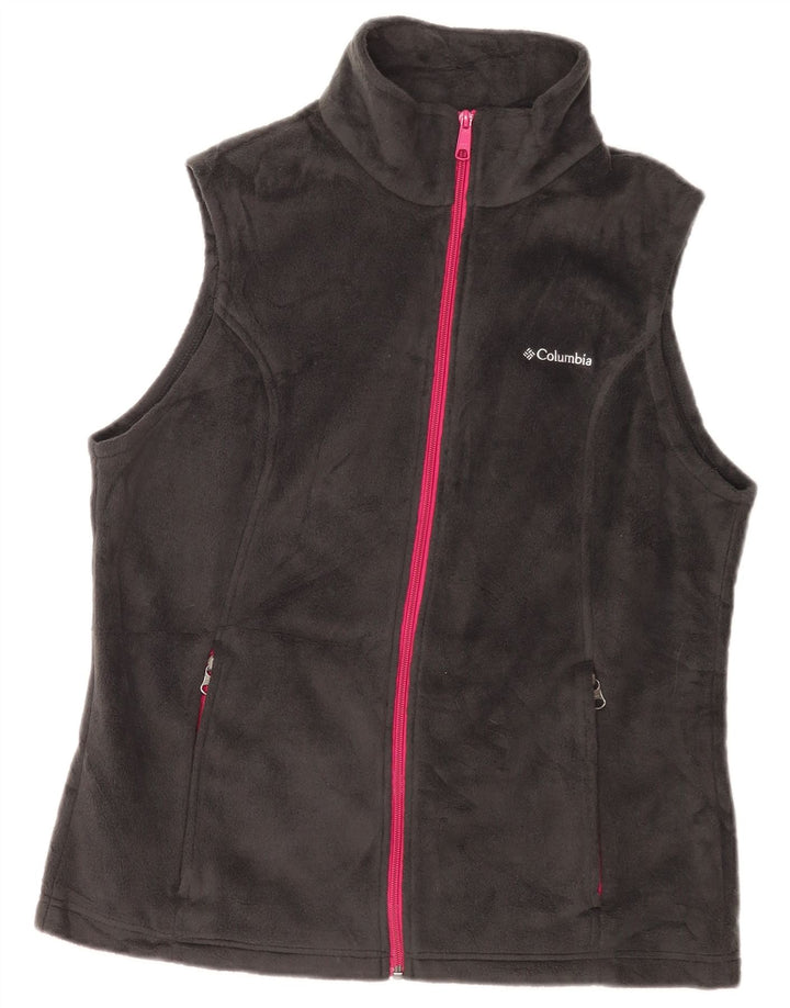 Columbia Womens Fleece Gilet UK 16 Large Grå Polyester