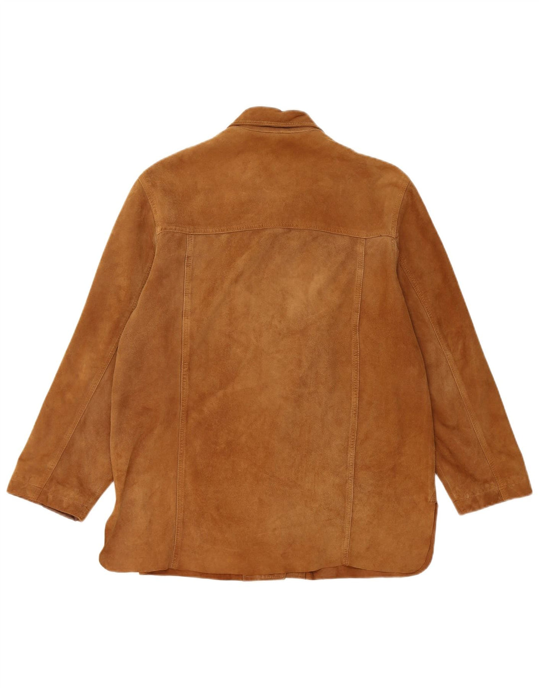 Vintage dame ruskindsjakke IT 42 medium brunt læder