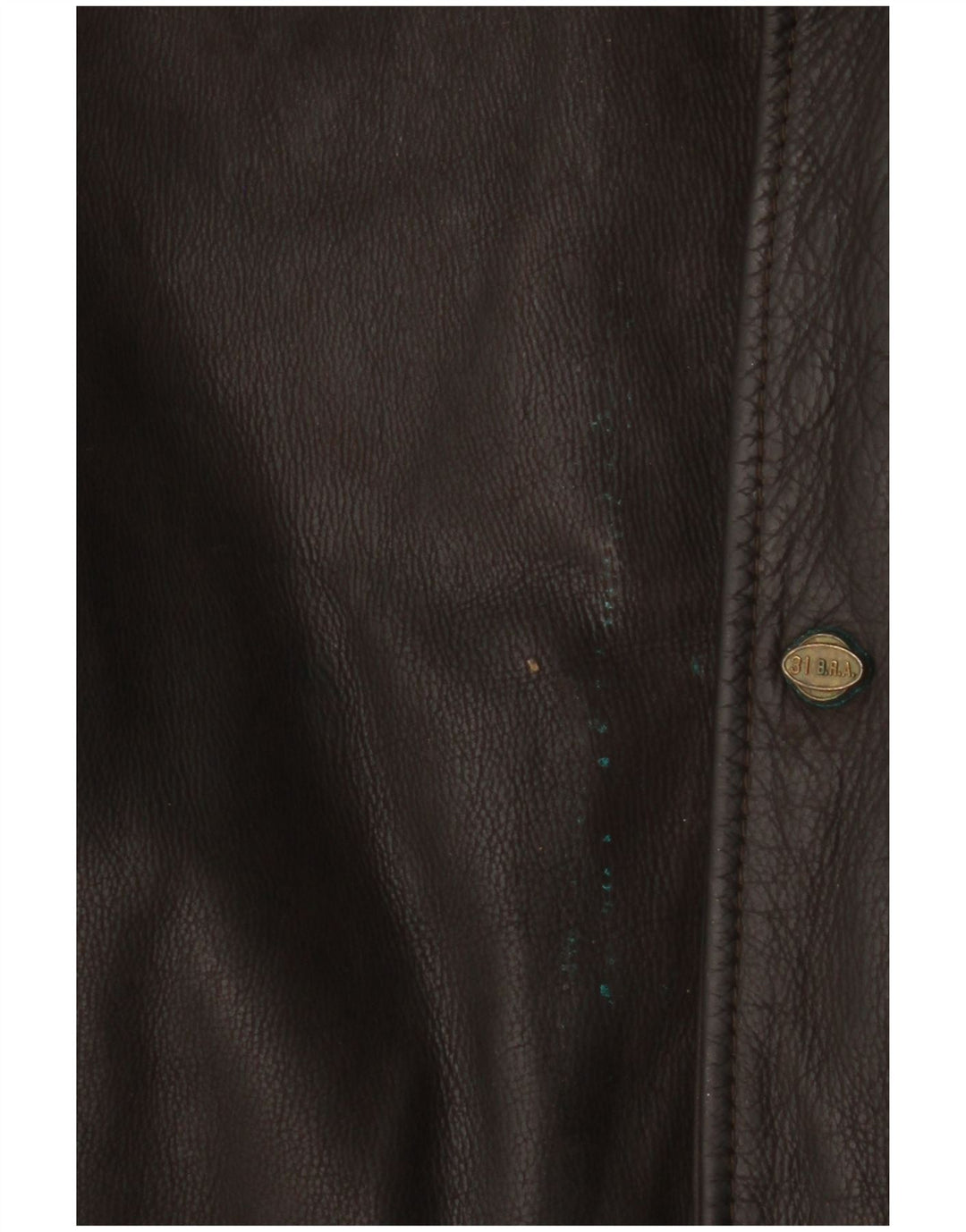 VINTAGE Herre læderjakke UK 42 XL Brun