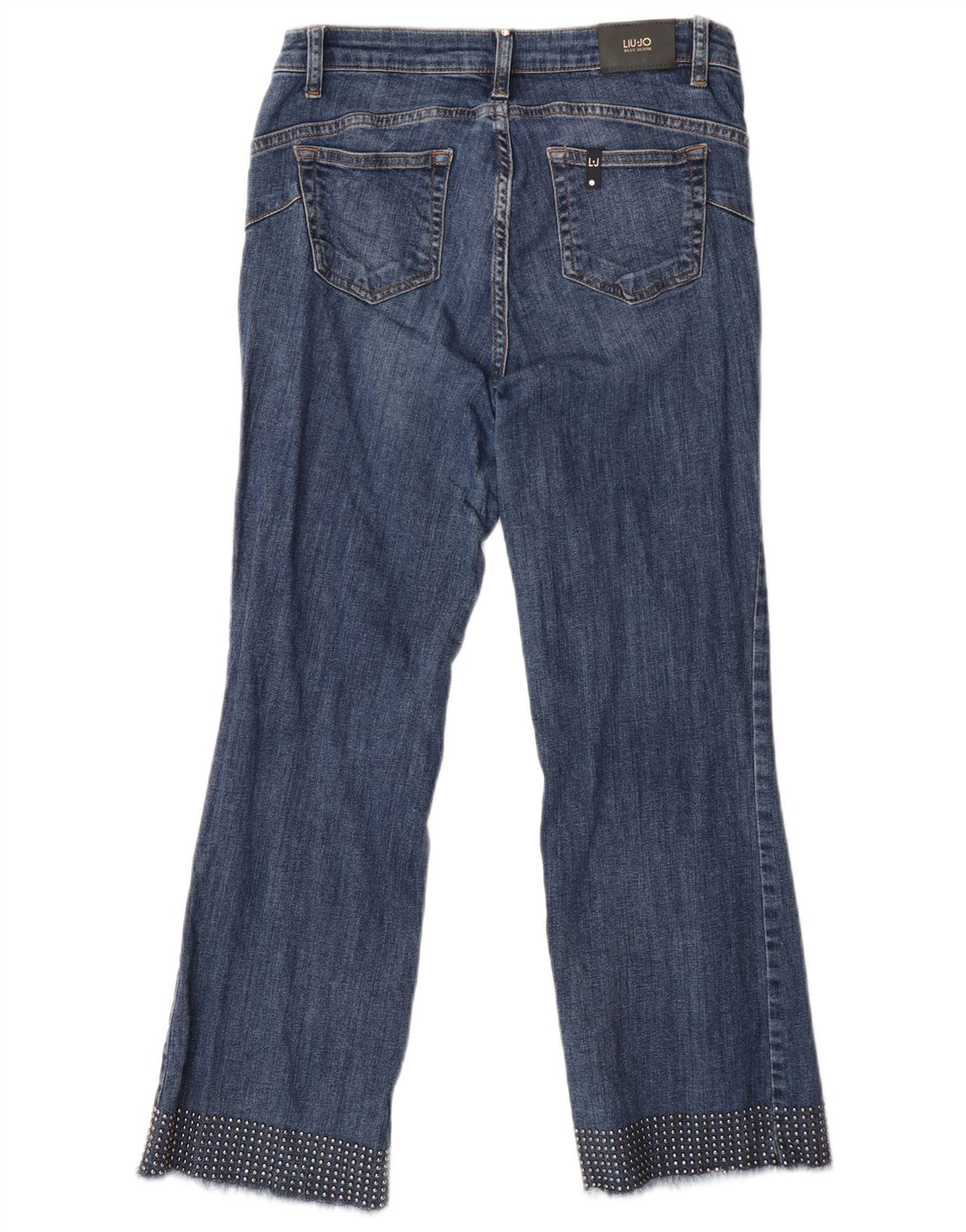 Liu Jo Dame Bootcut Jeans W30 L27 Blå