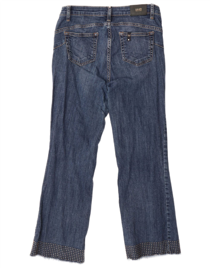 Liu Jo Dame Bootcut Jeans W30 L27 Blå