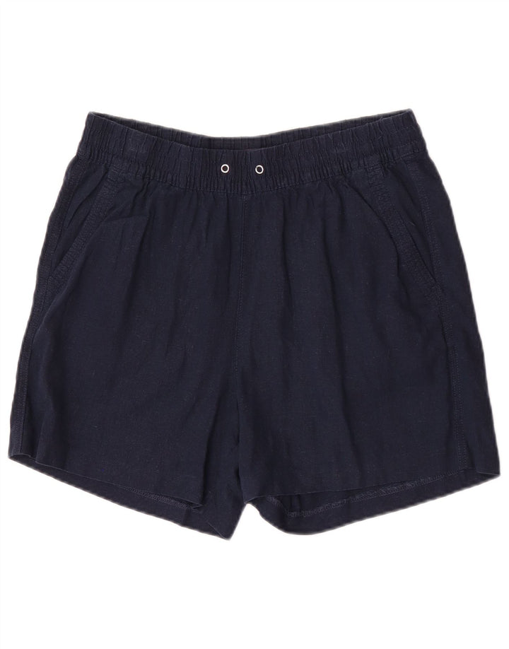 Marks & Spencer Chino Shorts til kvinder UK 12 Medium W30 Navy Blue