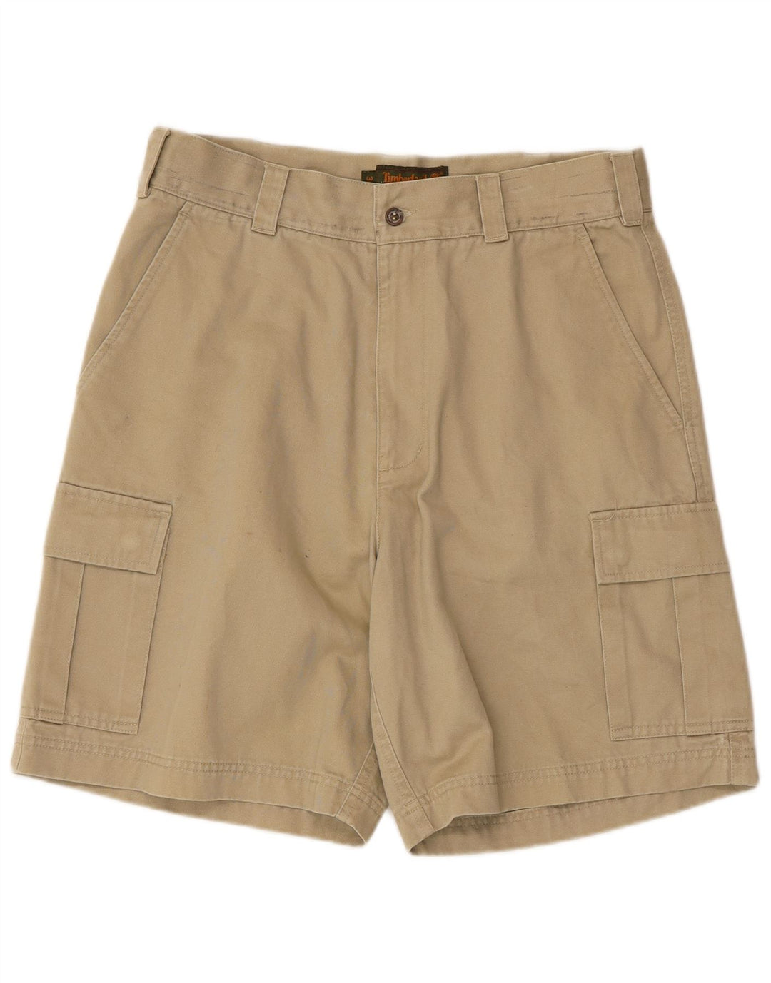 Timberland Cargo Shorts til kvinder W34 Large Beige Bomuld