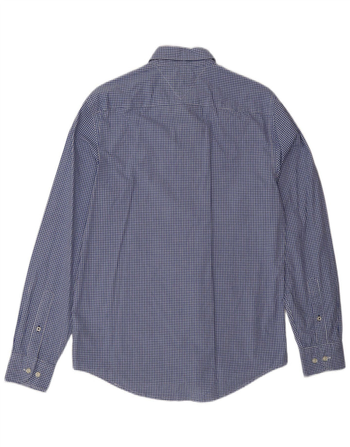 Tommy Hilfiger Herre New York Fit skjorte Medium Blue Gingham Cotton