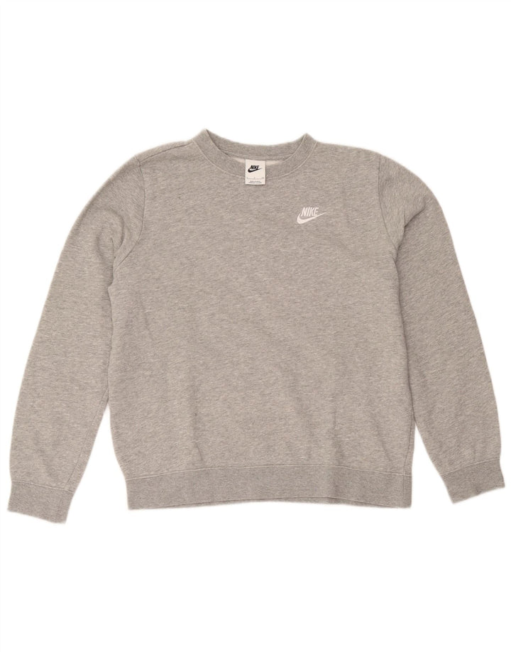 Nike Sweatshirt til mænd, lille grå bomuld