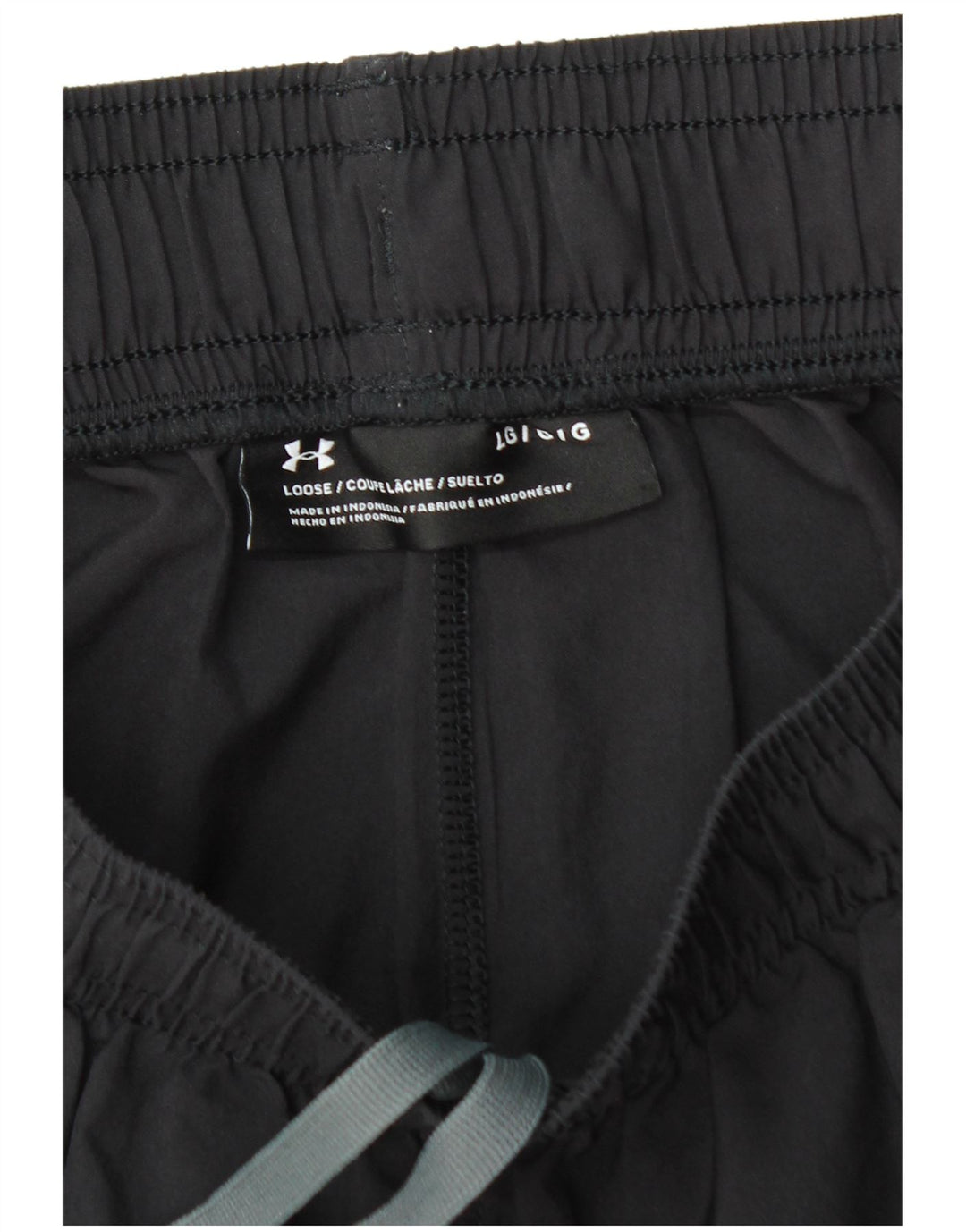 UNDER ARMOUR Grafiske sportsshorts til mænd, store sorte