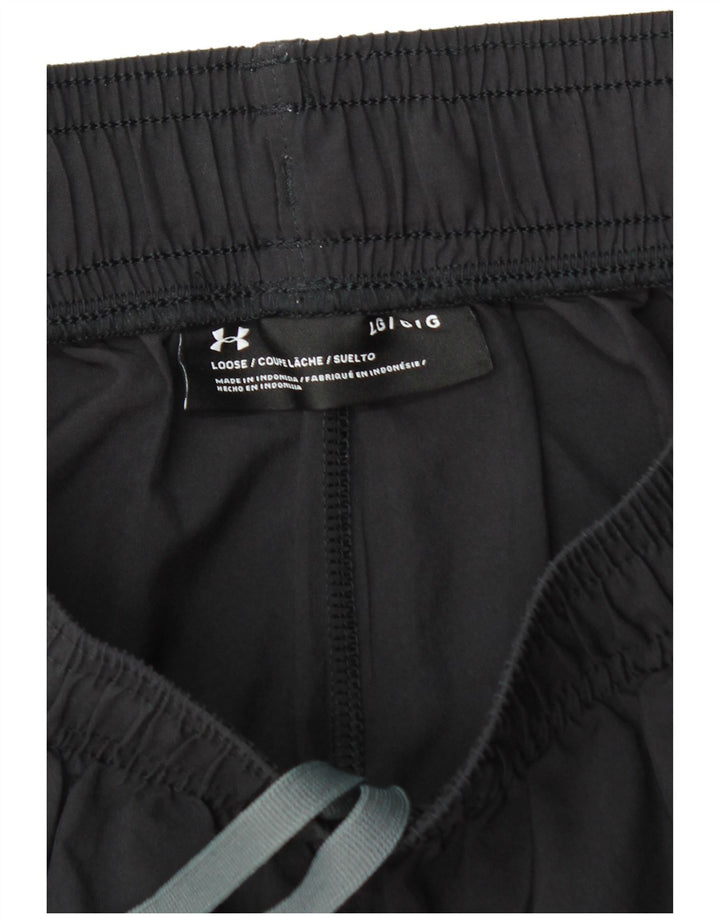 UNDER ARMOUR Grafiske sportsshorts til mænd, store sorte