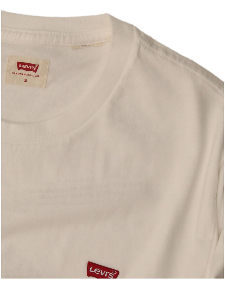 Levi's Herre T-Shirt Top Lille Hvid