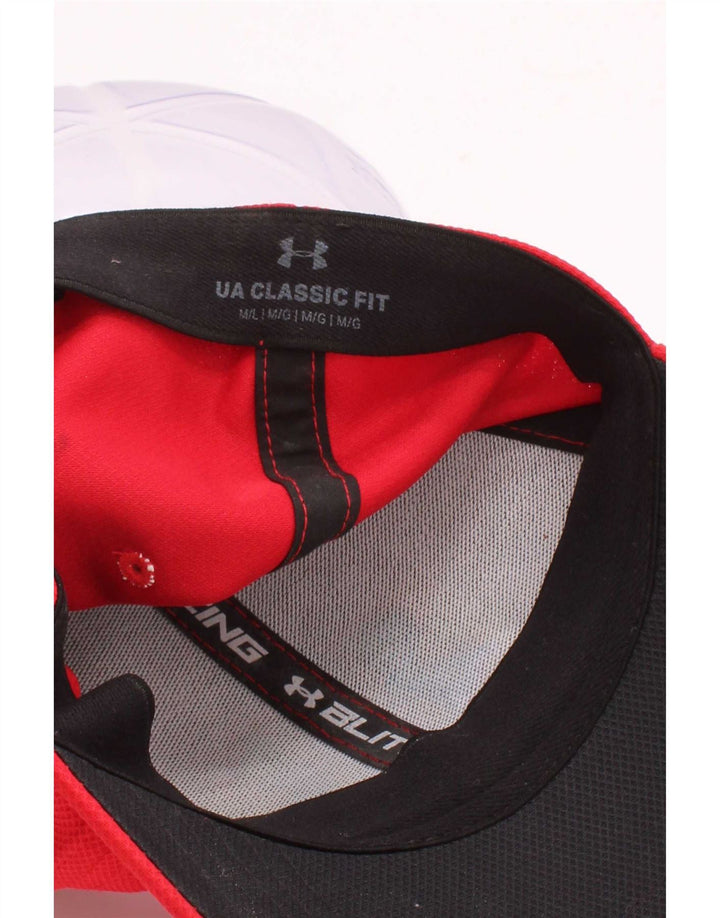 Under Armour Herre grafisk baseballkasket Medium/Large Rød