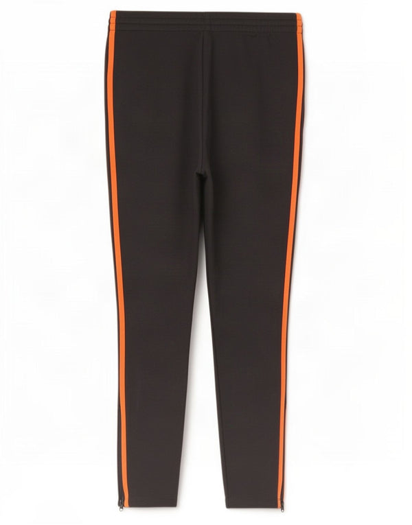 Adidas Womens Tracksuit Trousers UK 12 Medium Black Cotton