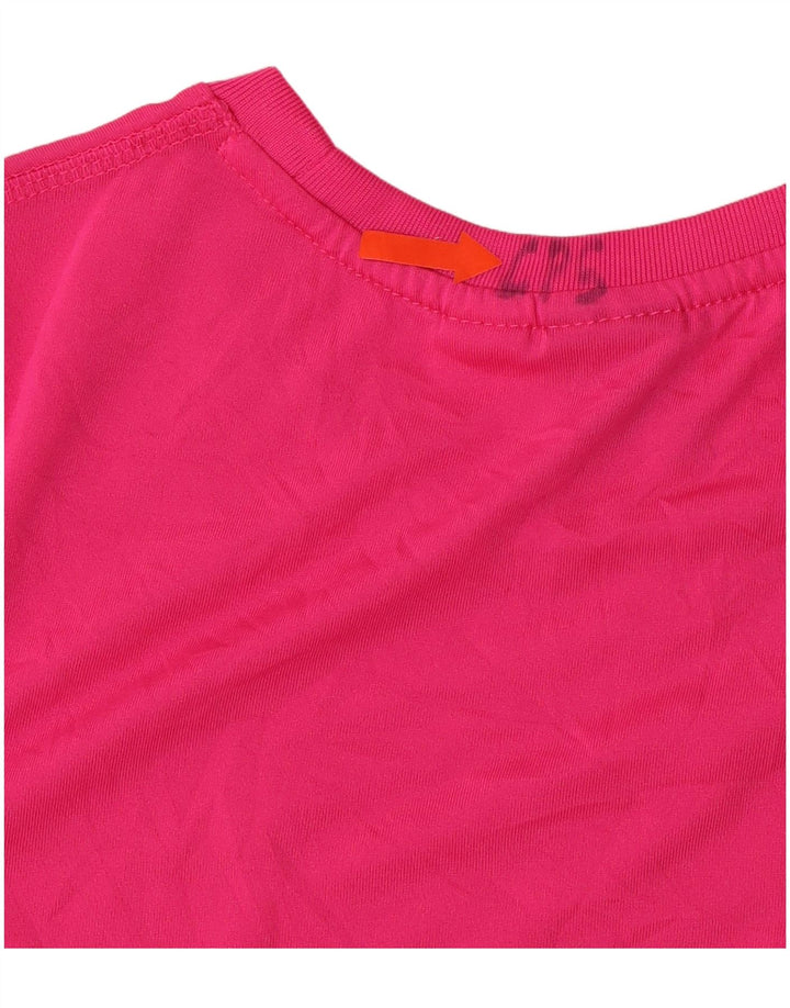 PUMA Piger Grafisk T-Shirt Top 12-13 År Stor Pink Polyester