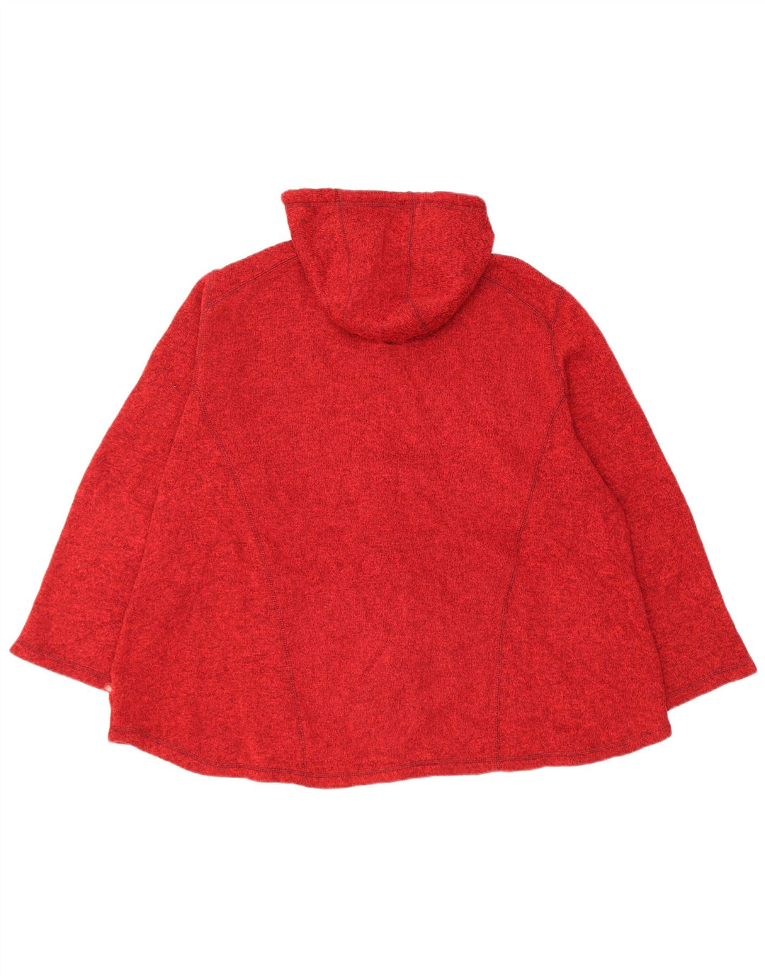 Dickies Dame Hættetrøje Sweater UK 22 3XL Rød Flecked Polyester