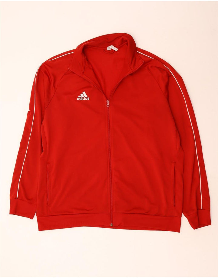 Adidas Træningsdragt til mænd Topjakke 2XL Rød Polyester