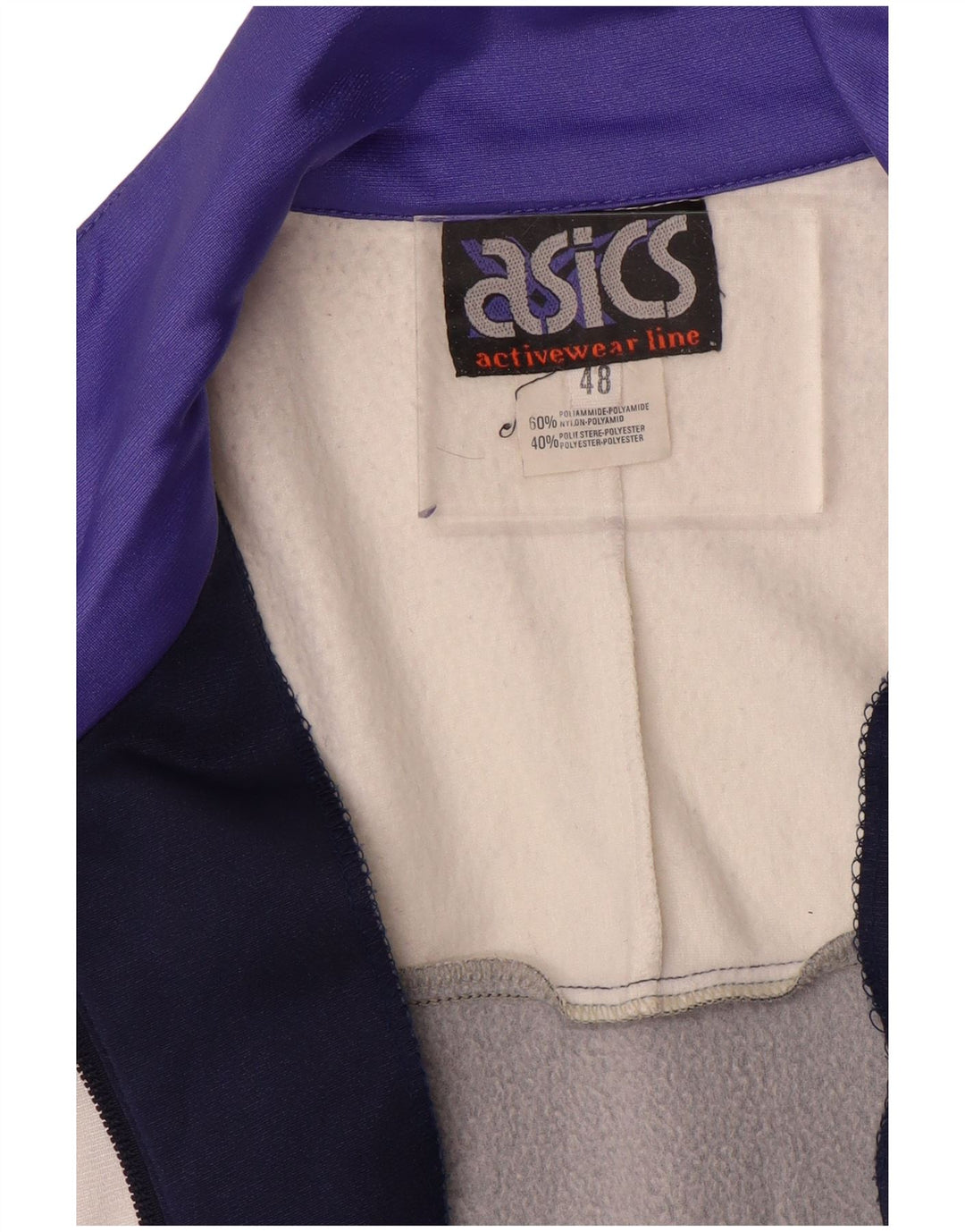 ASICS Grafisk træningsdragt topjakke til kvinder IT 48 XL Hvid Colourblock