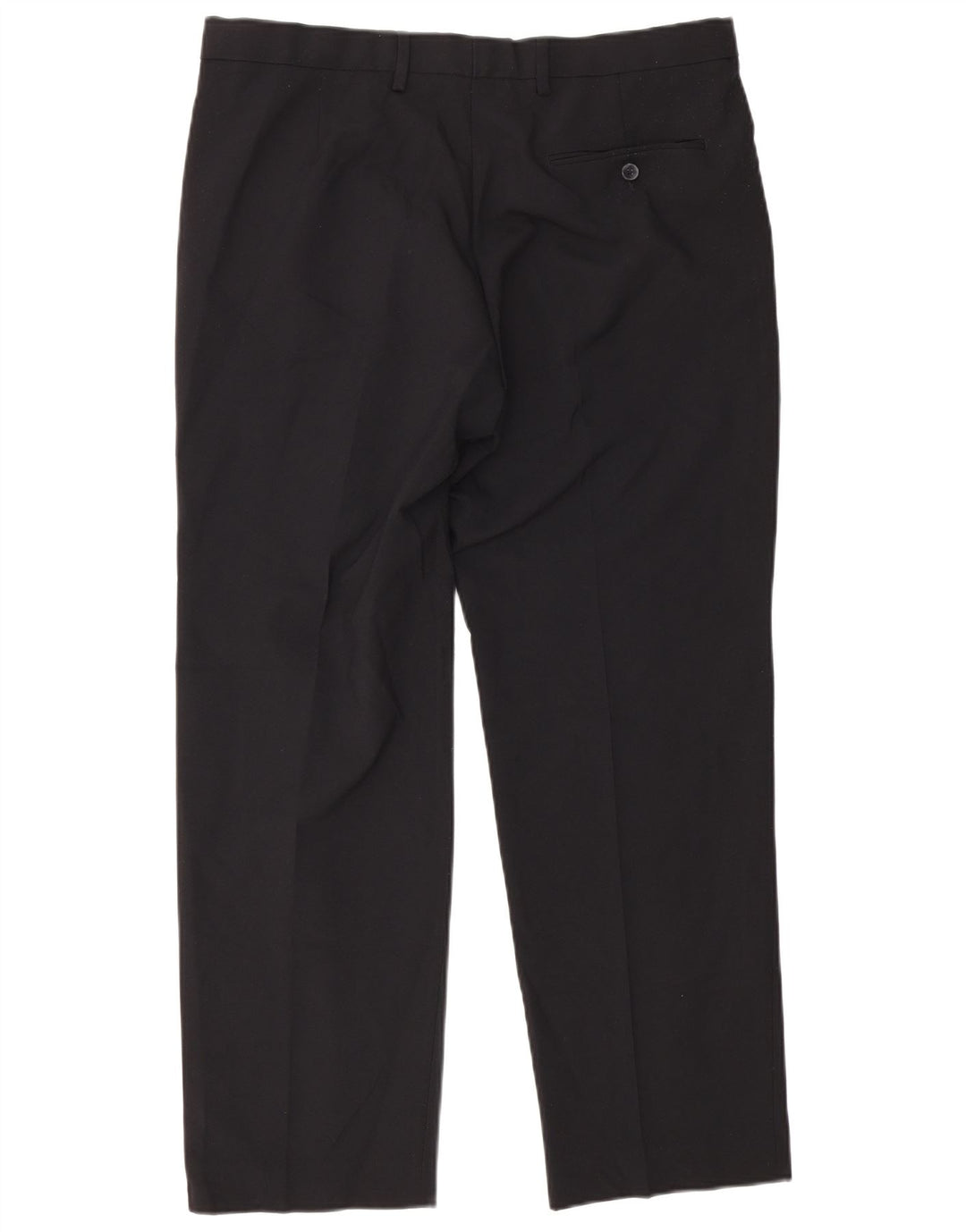 Marks & Spencer Herre Pegged Regular Suit Bukser W36 L29 Sort Polyester