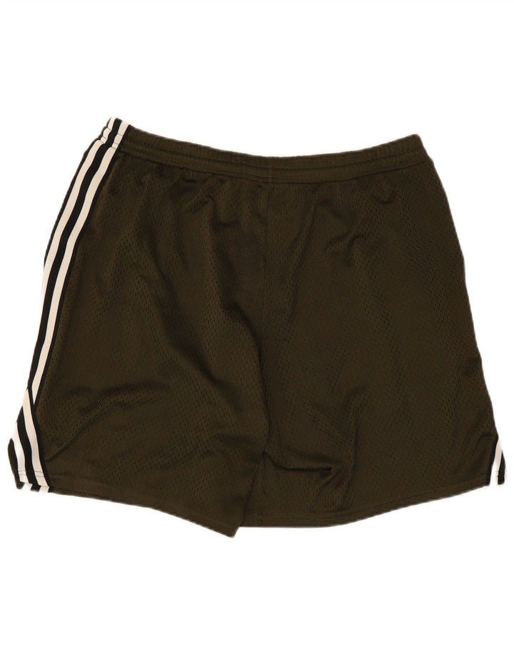 Champion Herre sportsshorts store grøn stribet polyester