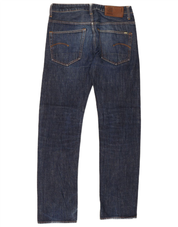 G-Star Straight Jeans til mænd W30 L34 Marineblå bomuld
