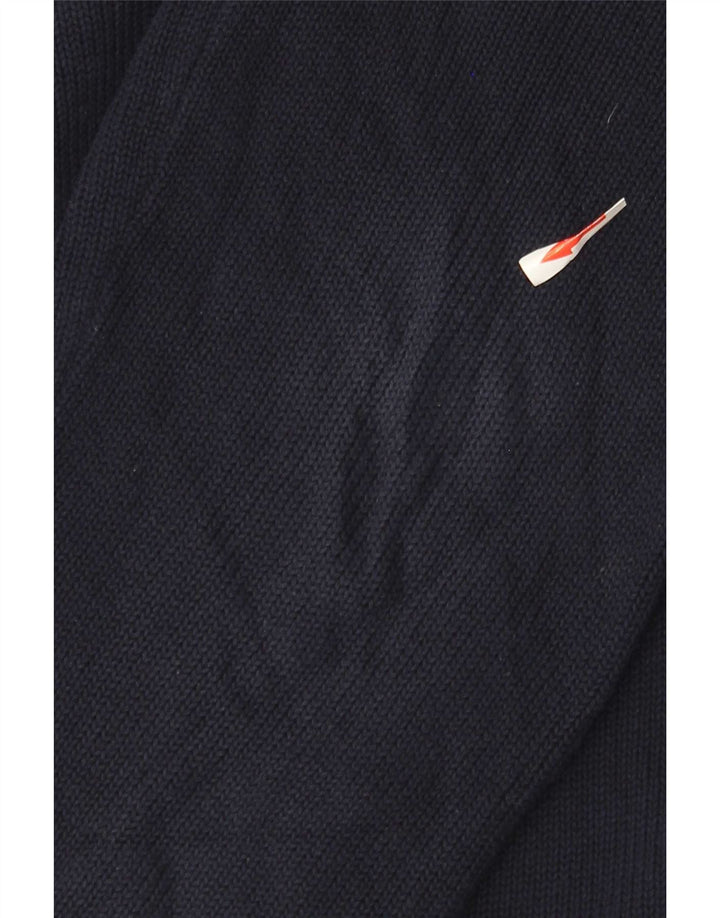 Massimo Dutti Herre Crew Neck Jumper Sweater Medium Navy Blue
