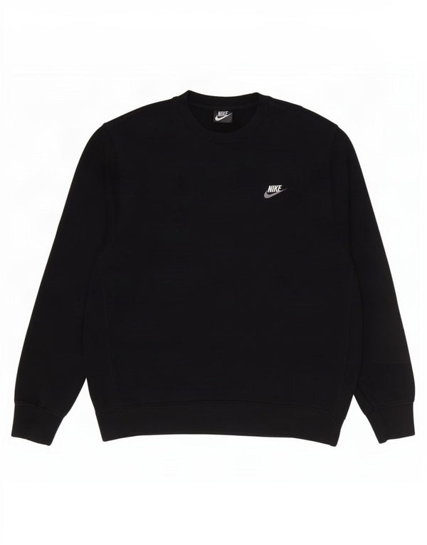 Nike Sweatshirt Jumper XL til mænd, sort bomuld