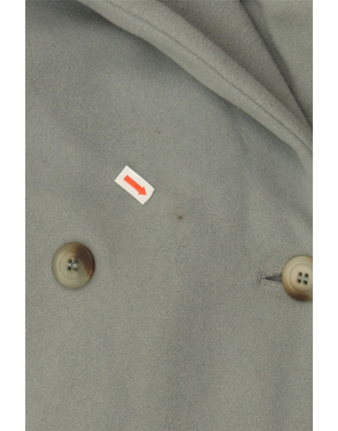 BYBLOS Womens Overcoat IT 44 Medium Grey Wool Vintage Byblos and Second-Hand Byblos from Messina Hembry 