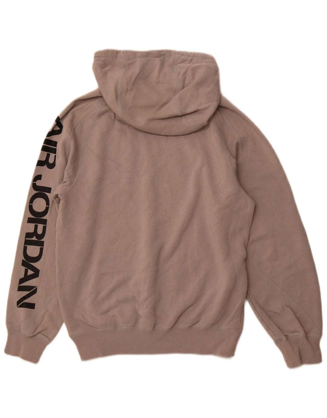 JORDAN Grafisk hættetrøje til mænd, lille grå bomuld