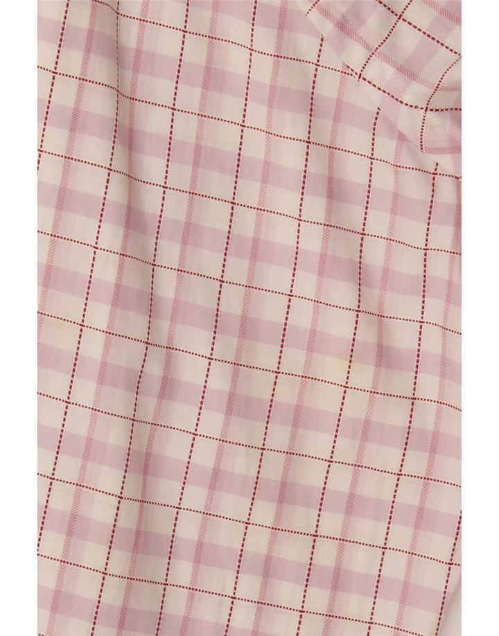 Lacoste Herreskjorte str. 43 Large Pink Check