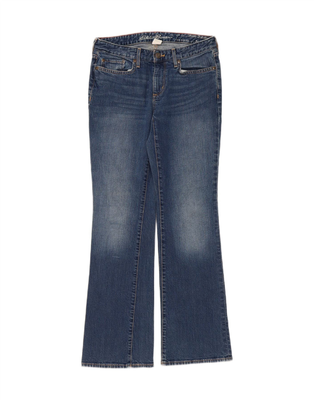 EDDIE BAUER Womens Straight Bootcut Jeans US 6 Medium W30 L30 Blue Cotton Vintage Eddie Bauer and Second-Hand Eddie Bauer from Messina Hembry 
