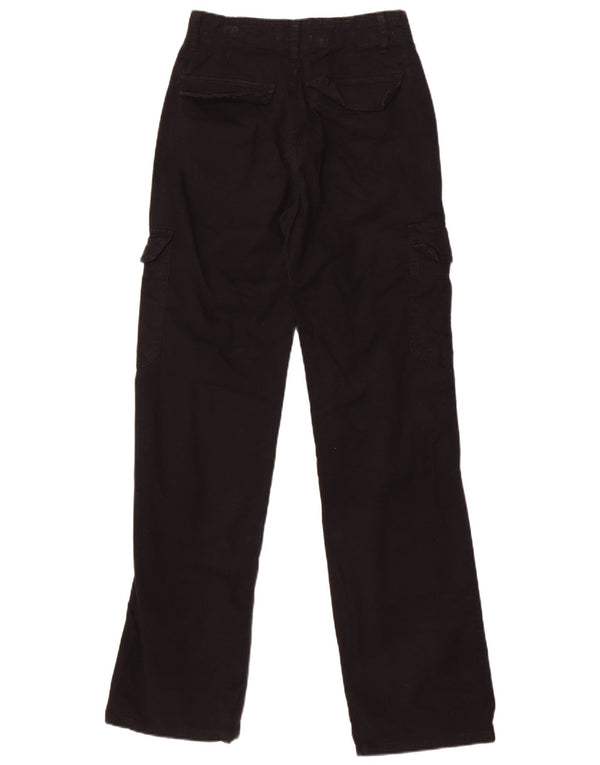 Zara Dame Straight Cargo Bukser EU 32 2XS W22 L32 Sort