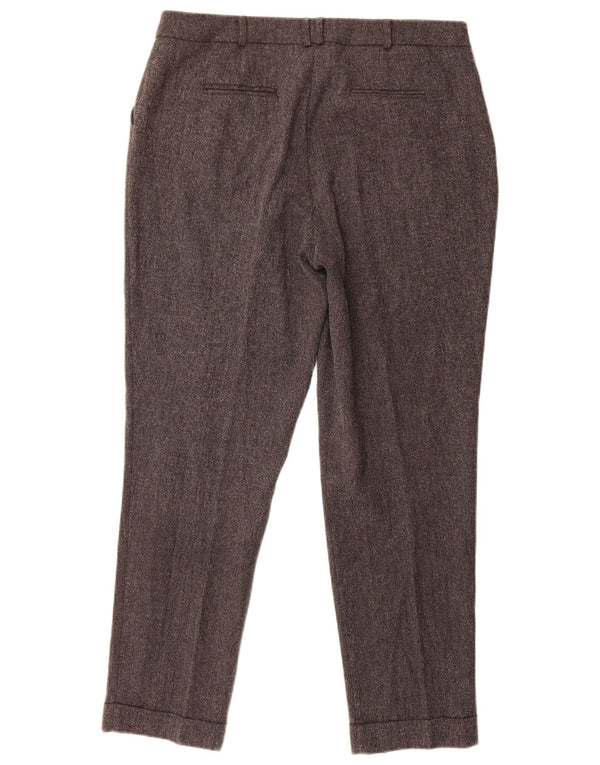 M&Co Kvinders Højtaljede jakkesætsbukser UK 14 Large W36 L26 Grå