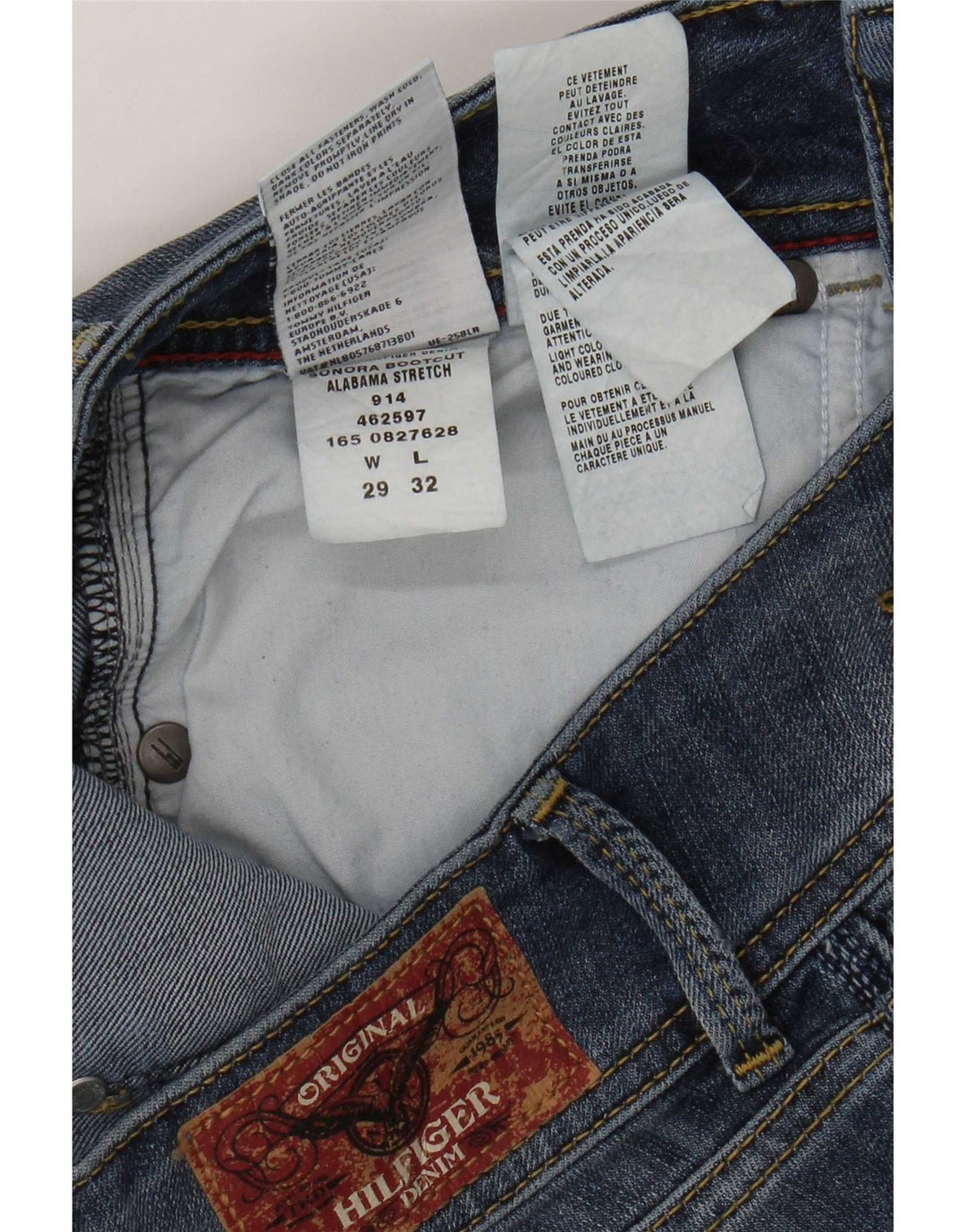 Tommy Hilfiger Dame Flared Jeans W29 L32 Blå Bomuld