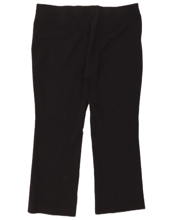 Marks & Spencer Dame Bootcut Casual Bukser UK 18 XL W39 L28 Sort